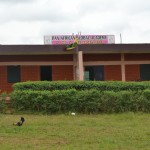 Front view of school