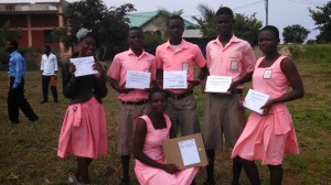 Form 1 and Form 2 Award Winners