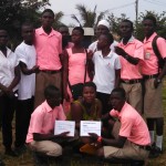 Praise dancers and singers after their performance